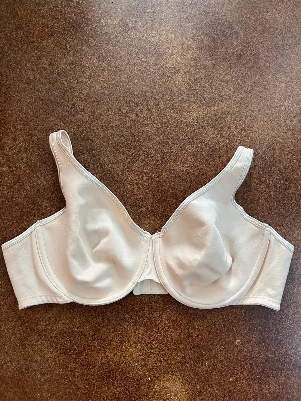 Cacique Everyday Full Coverage Underwire Bra - Cream Sz 42C